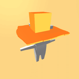 orange hat