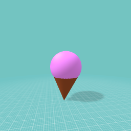 Bubble gum ice cream