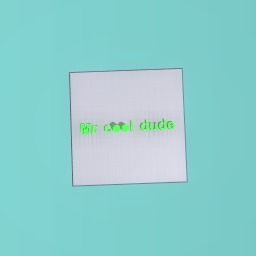 Mr cool dude