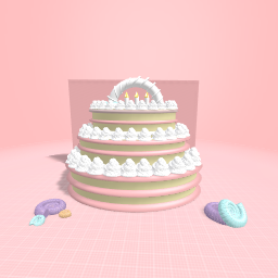 pink cake