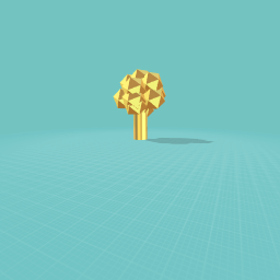 shiny golden tree