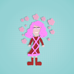 Sakura From Naruto Cartoon And Sakura Flower