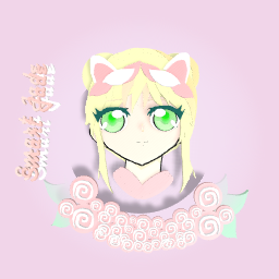 The roses pinky girl