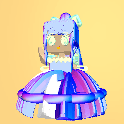 Midnight shower prom dress