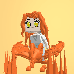 Dragon girl (orange)