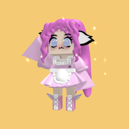 Kawaii chan in maid outfit super cute xD 