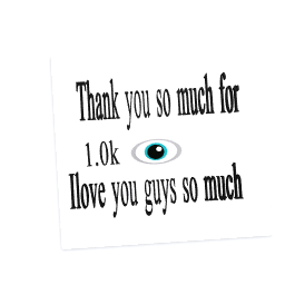Thank you ever much for 1.0k
