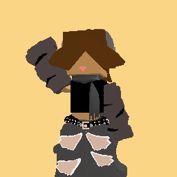I made da hair myslef