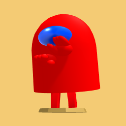 bootleg red among us character