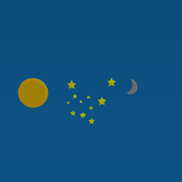 The sun VS the moon