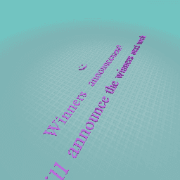 Winners announcement!