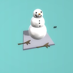 Snowman in the makeing