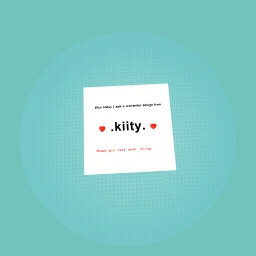 Thank you very much kiity