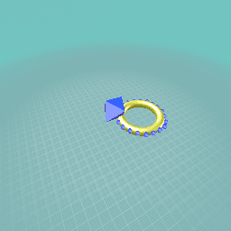 A sapphire ring