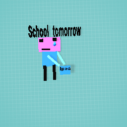 When I realise school tomorrow