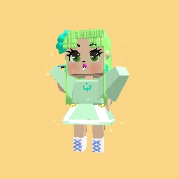 cute green girl #2