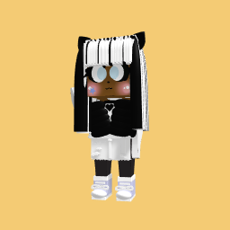 White and black girl