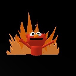 Elmo in Flames Meme