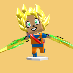 Super sayian 1 goku the sword