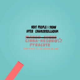 who else? wnats to be drawn