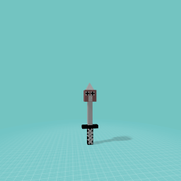 Katana and a mini house