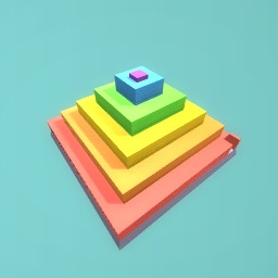 Rainbow pyramid
