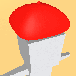 Red paris hat