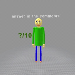 rate my Baldi model