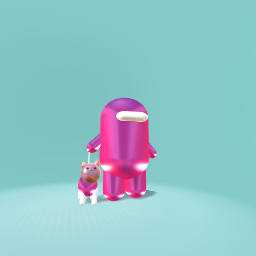 Among us cute pet