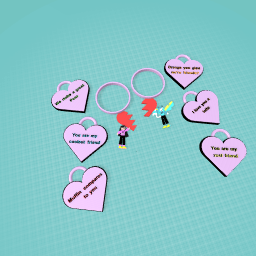 Best friend keychains
