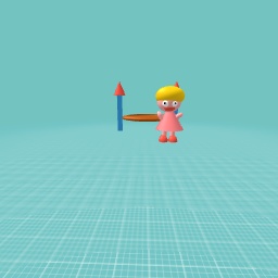 A girl in the playground