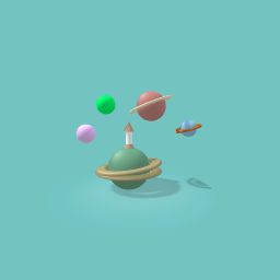 Rocket in Space