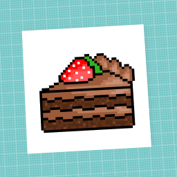 Pixel Chocolate Cake