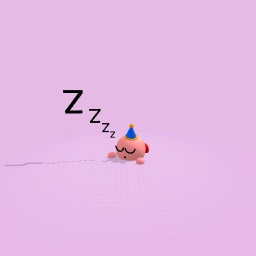 sleeping kirby