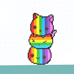 Rainbow cat