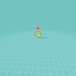 Pink dimend ring