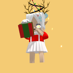 Christmas reindeer girl!