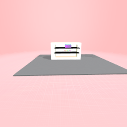 making a cake and a candy