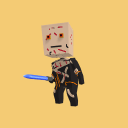 Burned anakin with saber