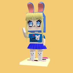  cute rabbit girl
