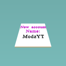 I have a new account