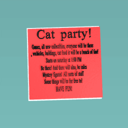 Cat party