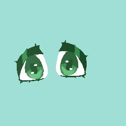 Cute green eyes :3