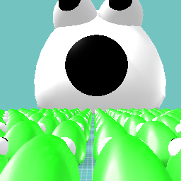 Giant  blob VS tons of medium sized blobs