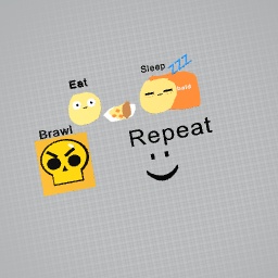 Eat sleep brawl repeat