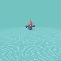 Cute rocket toy