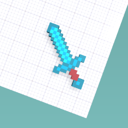Minecraft diamond sword