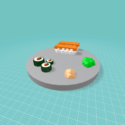 Sushi plate