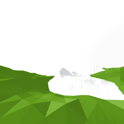Realistic mountain range