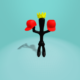 The king of hats he weres black